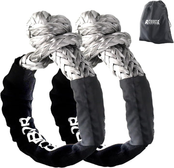 Soft Shackle 1/2" x 22" -56,000 lbs Breaking Strength - Heavy-Duty Synthetic Rope for Off-Road Towing, ATV, 4x4, Truck
